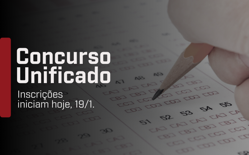 Foto Chegou a hora: estão abertas as inscrições para o Concurso Público Nacional Unificado