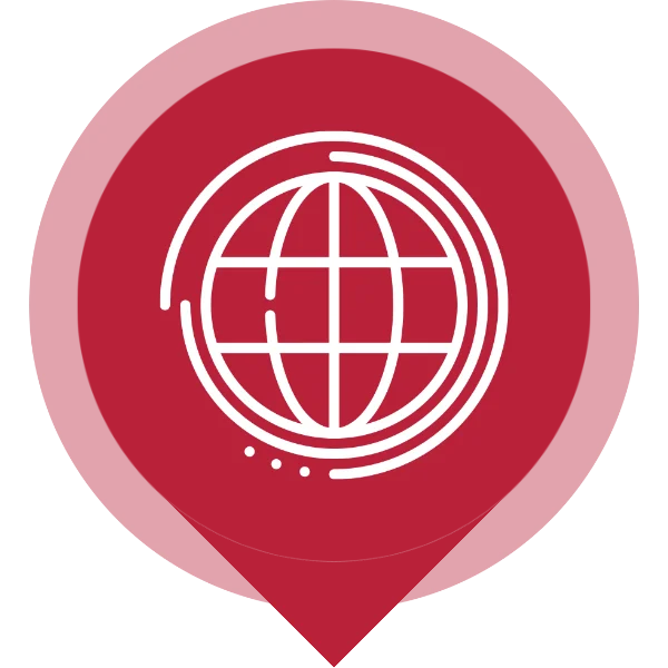 Futuro Ícone de globo marcando a etapa Futuro da reforma administrativa